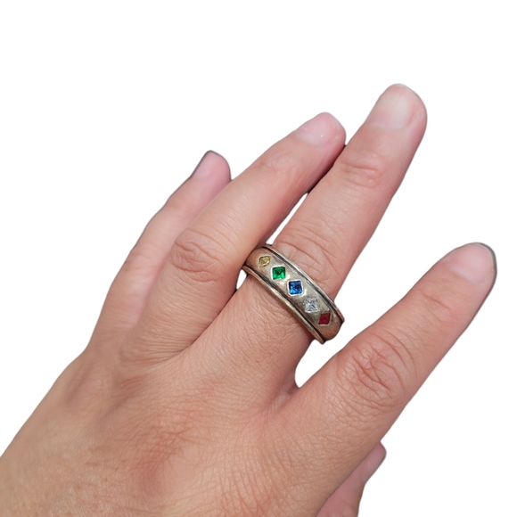 Mens gemstone ring Size 12 - Picture 3 of 4